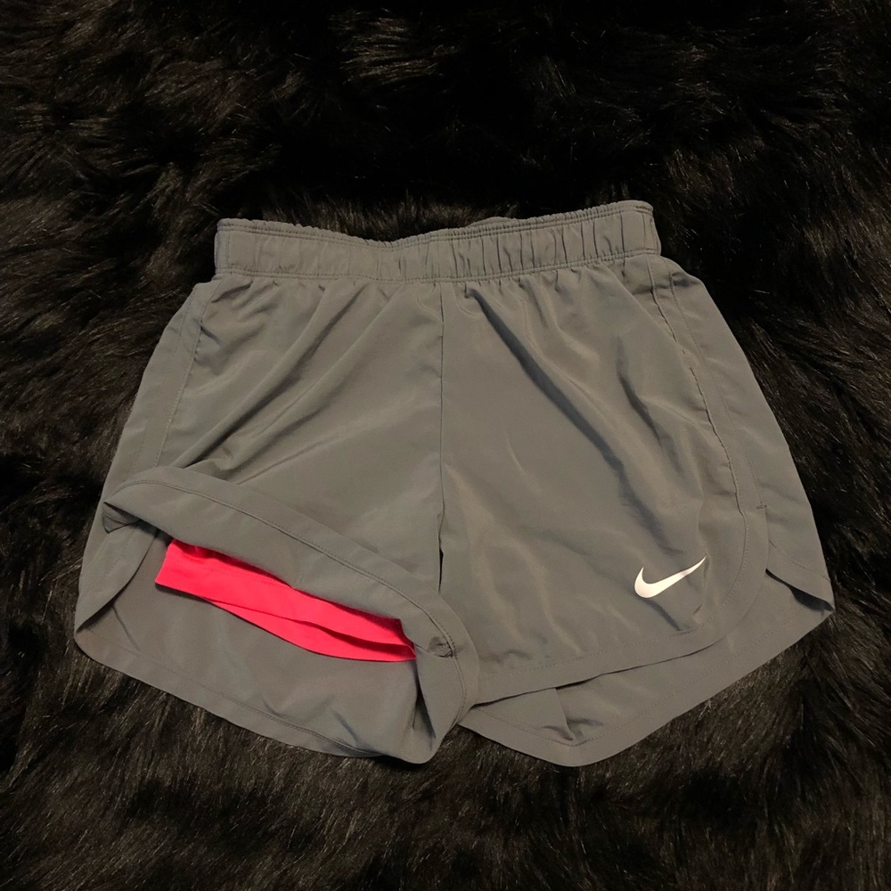 Grey & Hotpink Nike Dri-fit shorts